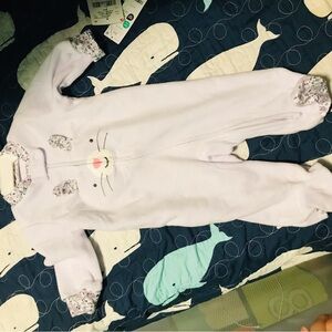Carter’s Lavender Bunny One-Piece Sleepwear